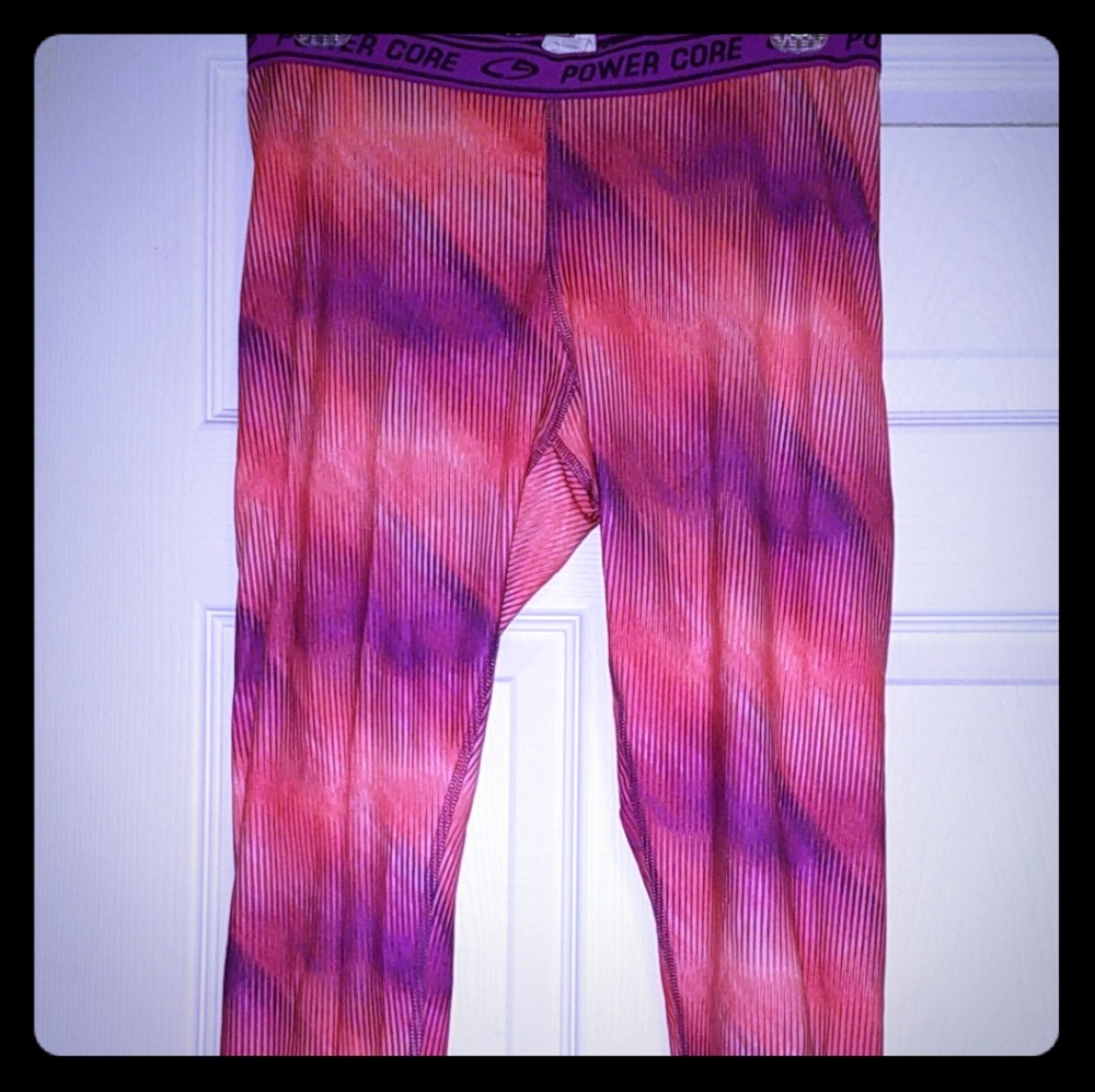 Power Core Champion Workout Leggings Size Medium